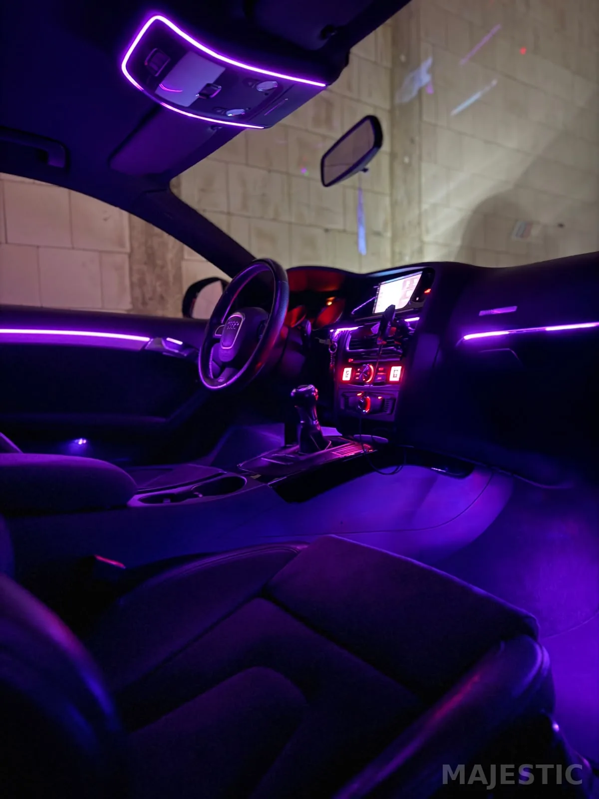 Audi A5 Sportback mit kreativer Ambientebeleuchtung